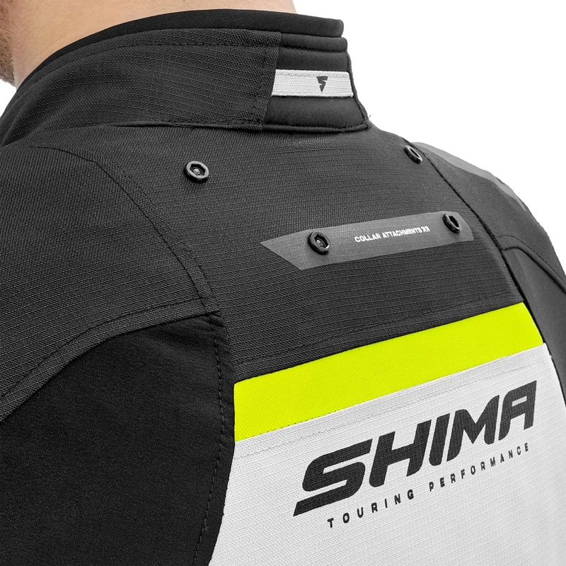 Moottoripyörätakki Shima Dune fluo-keltainen