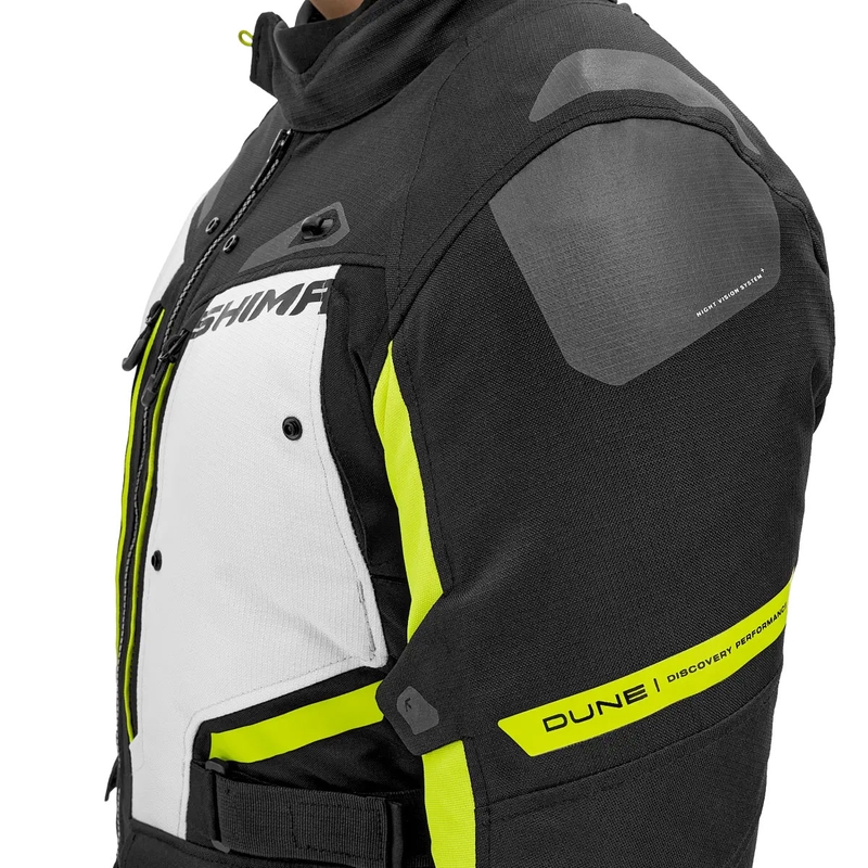 Moottoripyörätakki Shima Dune fluo-keltainen