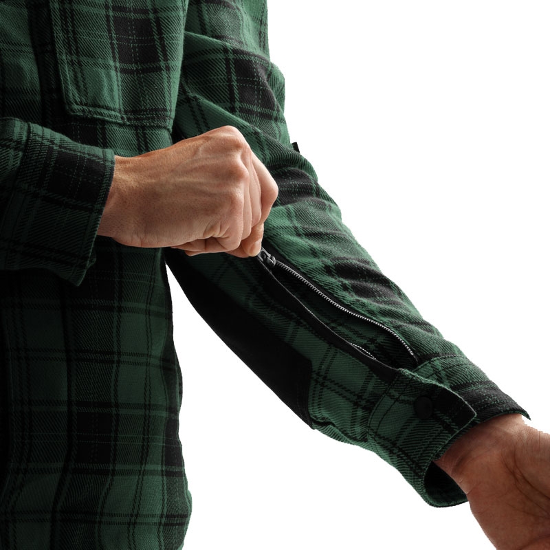 Rebelhorn Shifter Musta ja vihreä moottoripyöräpaita