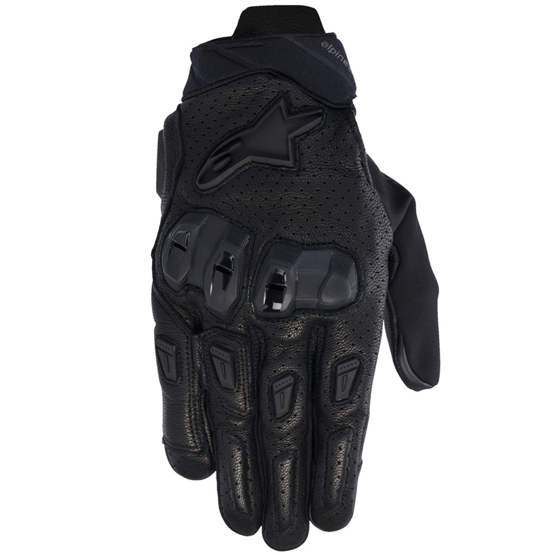 Alpinestars SP X 7 mustat moottoripyöräilykäsineet