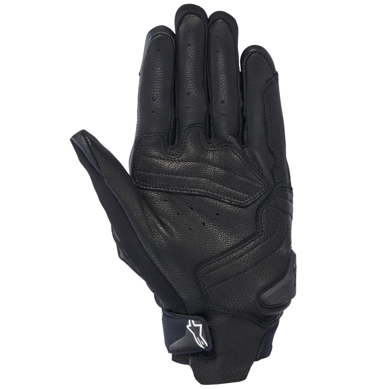 Alpinestars SP X 7 moottoripyöräilykäsineet musta ja valkoinen
