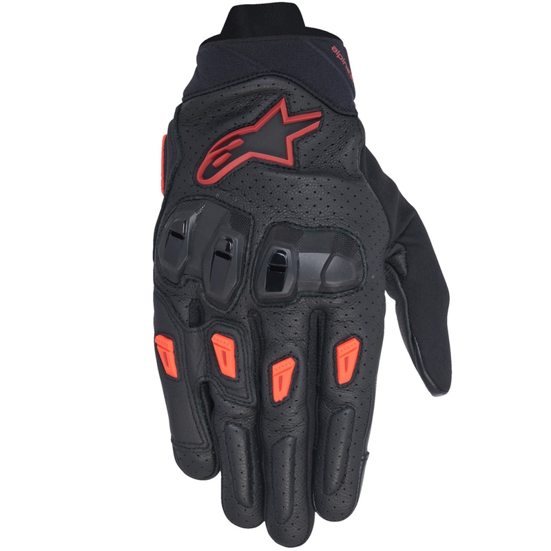 Alpinestars SP X 7 Musta-Tumma Punainen Moottoripyöräilykäsineet