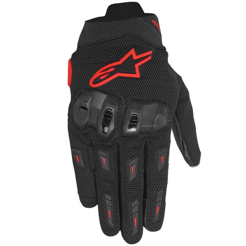 Alpinestars SP X 5 Air musta-fluo-punainen moottoripyöräilykäsineet