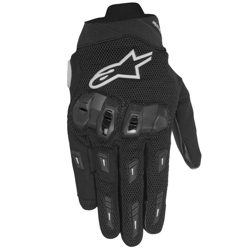 Alpinestars SP X 5 Air moottoripyöräilykäsineet musta ja valkoinen