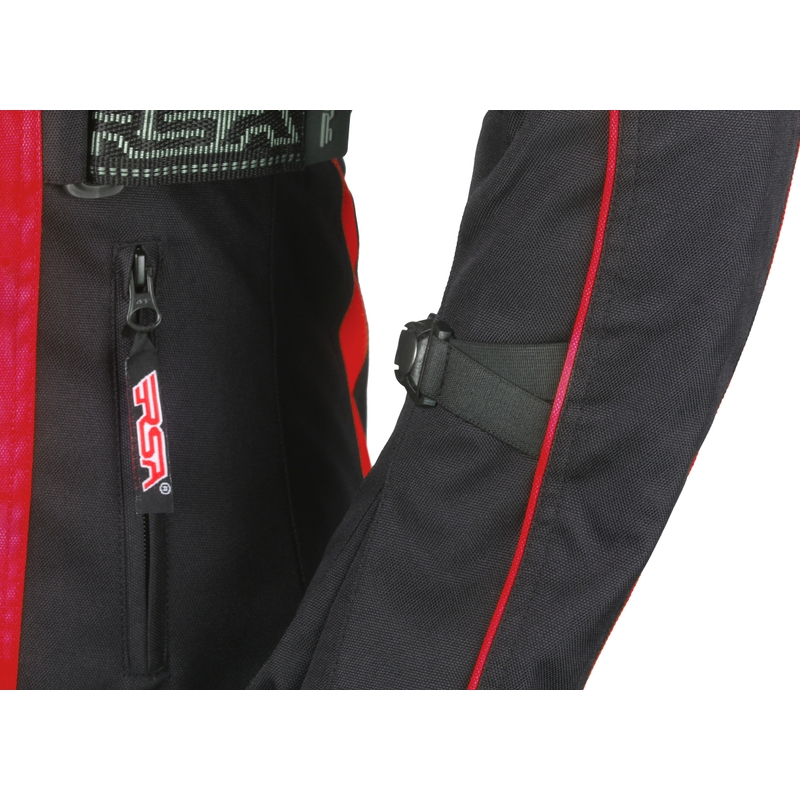 Moto bunda dámská RSA SW-01 černo-červená výprodej