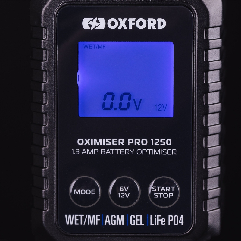 Akkulaturi Oxford Oximiser Pro 1250 1,3A, 6/12V, 3,5-40Ah