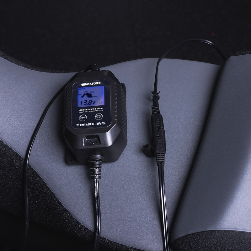 Akkulaturi Oxford Oximiser Pro 2000 2A, 12V, 8-80Ah Akkulaturi Oxford Oximiser Pro 2000 2A, 12V, 8-80Ah.