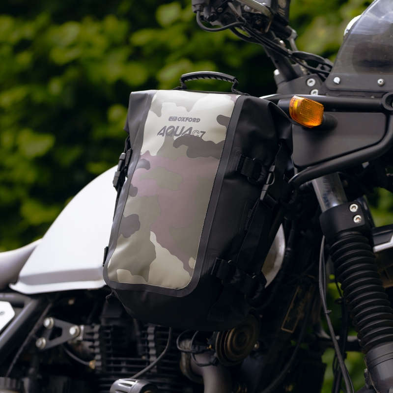 Oxford AQUA C7 Crash Bar laukku 7 l naamiointi