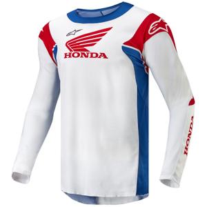 Motocross pelipaita Alpinestars Racer Iconic Honda kokoelma valkoinen-sininen-punainen-musta