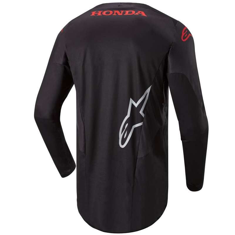 Alpinestars Racer Iconic Honda Motocross paita musta ja punainen