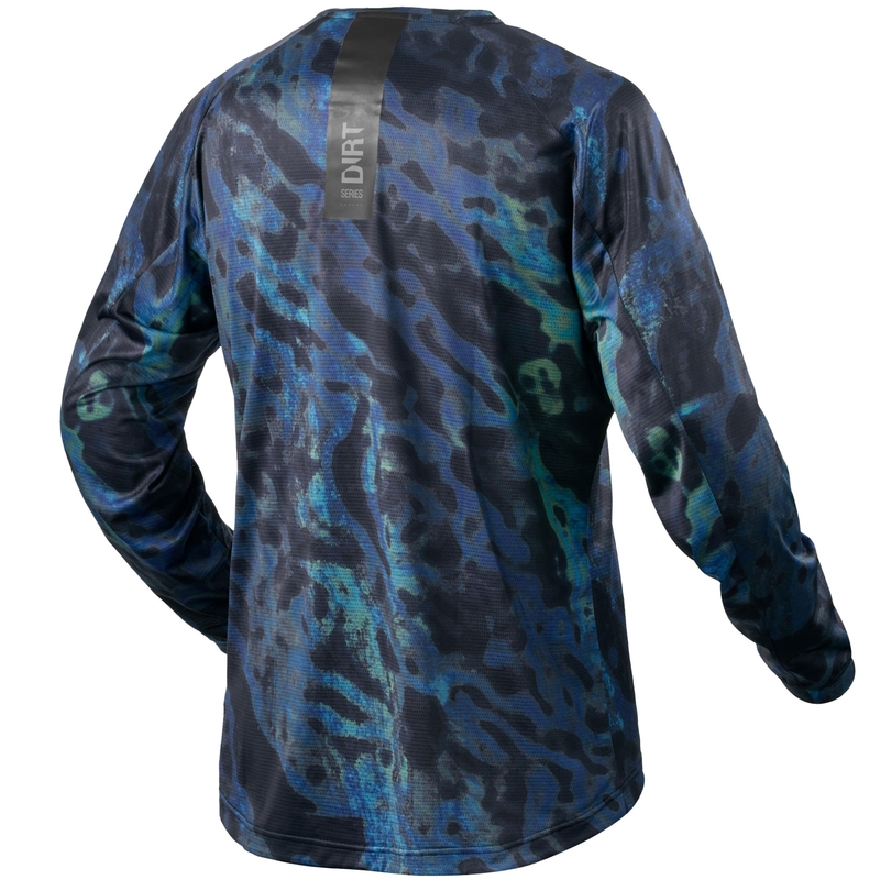 Motocross pelipaita Revit Emulsion sini-musta