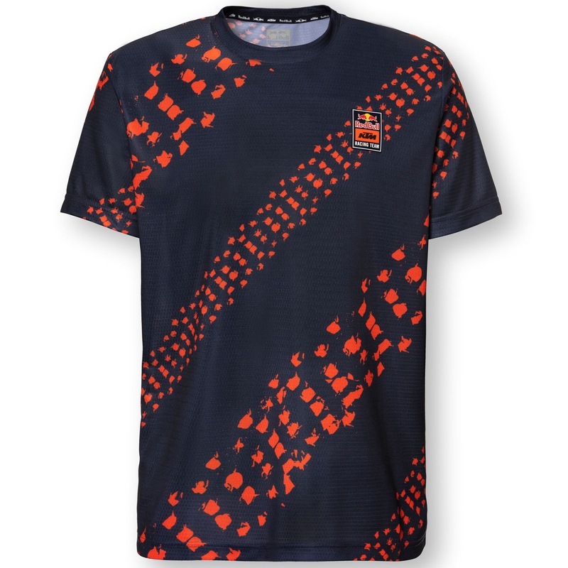 Motocross pelipaita KTM Red Bull oranssi ja sininen - lyhythihainen alennusmyynti