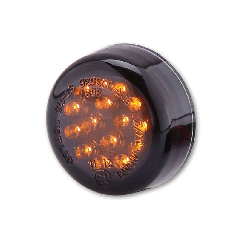 Highsider Smart LED Moottoripyörän vilkut Disc Musta