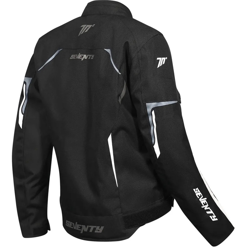 Naisten Seventy Degrees SD-JR67 Piston Black-Grey-White Moottoripyöräily takki