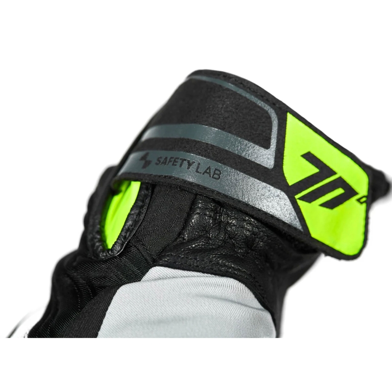 Rukavice na motorku Seventy Degrees SD-T13 Aspen Light černo-šedo-fluo žluté