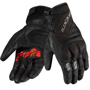 Moottoripyöräilykäsineet Seventy Degrees SD-T55 Atak musta ja punainen