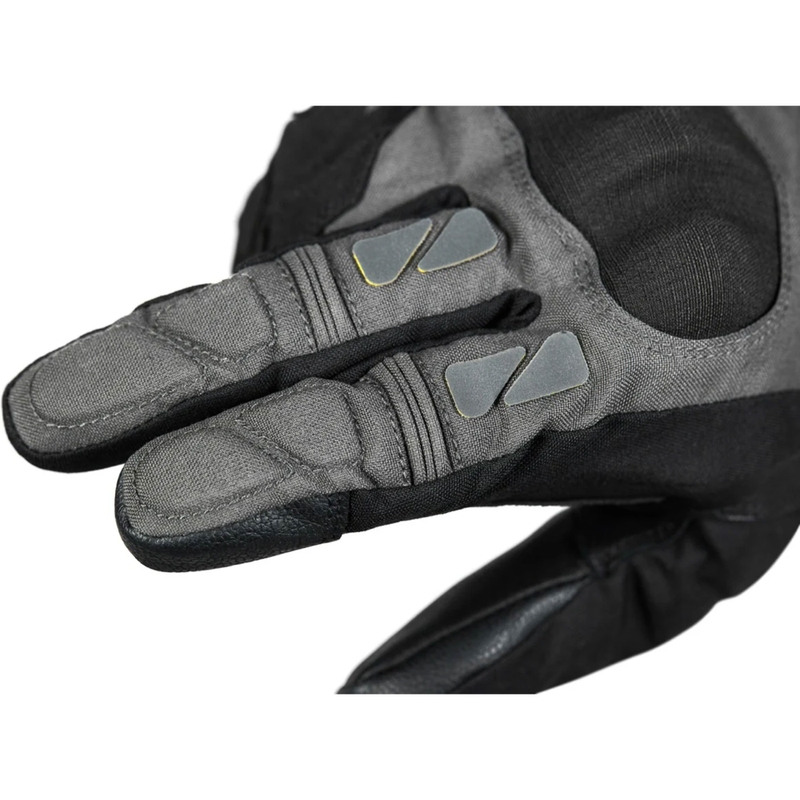 Moottoripyöräilyhanskat Seventy Degrees SD-T55 Atak musta-fluo keltainen