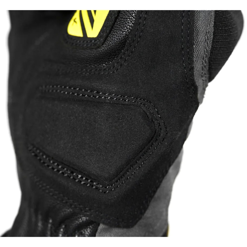 Moottoripyöräilyhanskat Seventy Degrees SD-T55 Atak musta-fluo keltainen