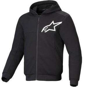 Alpinestars Chrome V2 Sport Mustavalkoinen moottoripyöräily huppari