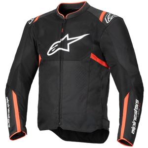 Alpinestars T-SPS Air V2 moottoripyörätakki musta-fluo-punainen