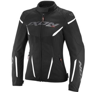 IXON Striker 2 Air WP Lady Musta ja valkoinen moottoripyörä takki