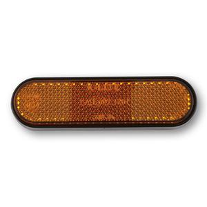 Highsider Smart heijastin itsekiinnittyvällä foliolla ovaali keltainen