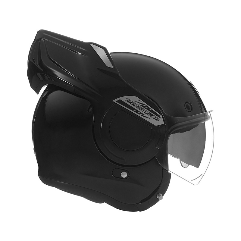 NOX PREMIUM Stratos flip-up moottoripyöräilykypärä mattamusta