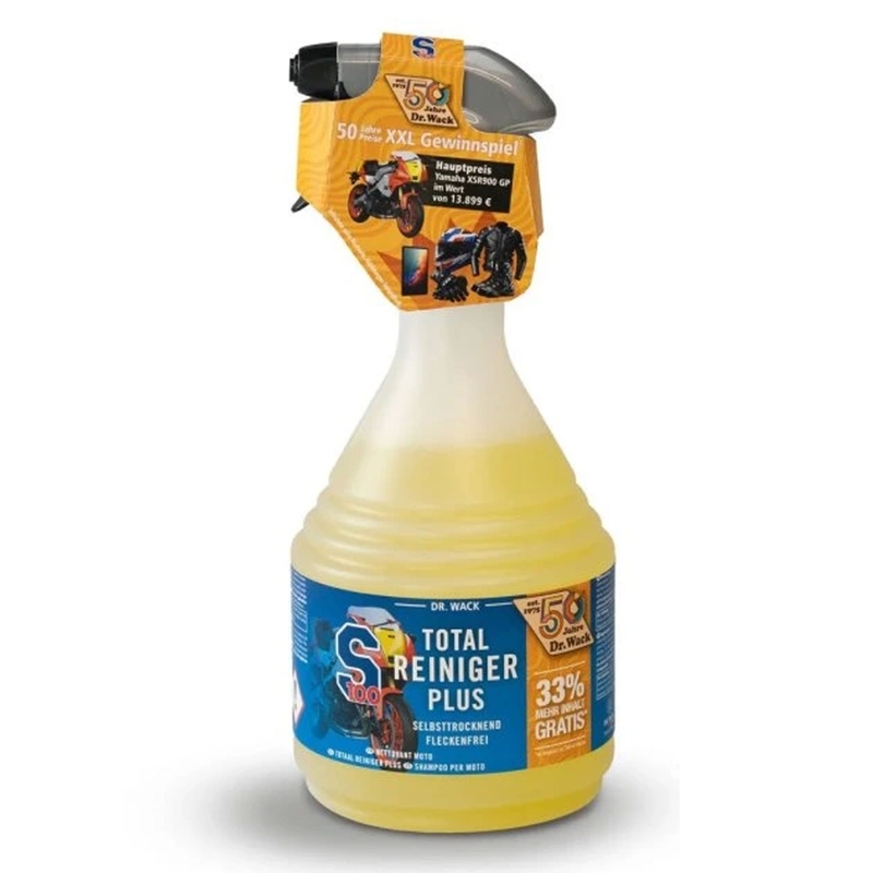Moottoripyörän puhdistusaine S100 Total Cleaner 1 l