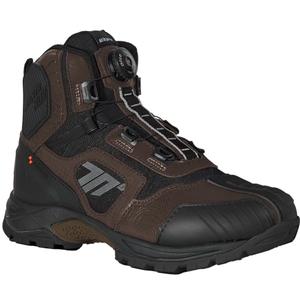 Moottoripyöräsaappaat SEVENTY DEGREES SD-BA7 Stelvio Low musta-ruskea