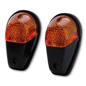 Moottoripyörän vilkku Highsider Smart 12V/21W musta-oranssi