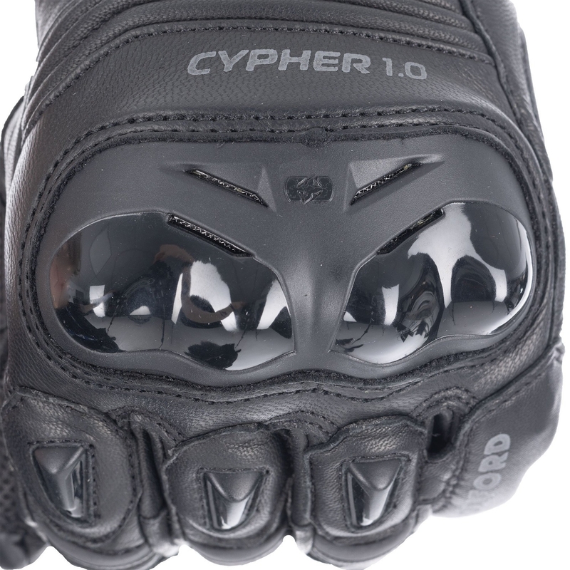 Oxford Cypher 1.0 lyhyet mustat moottoripyöräkäsineet