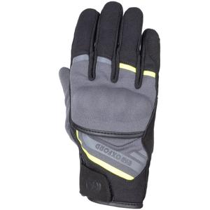 Oxford Dakar 1.0 moottoripyöräilykäsineet harmaa-keltainen