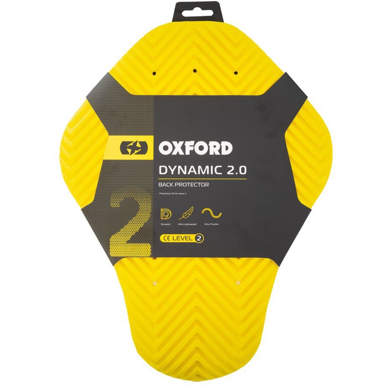 Oxford Dynamic 2.0 selkärangan suojus taso 2 keltainen