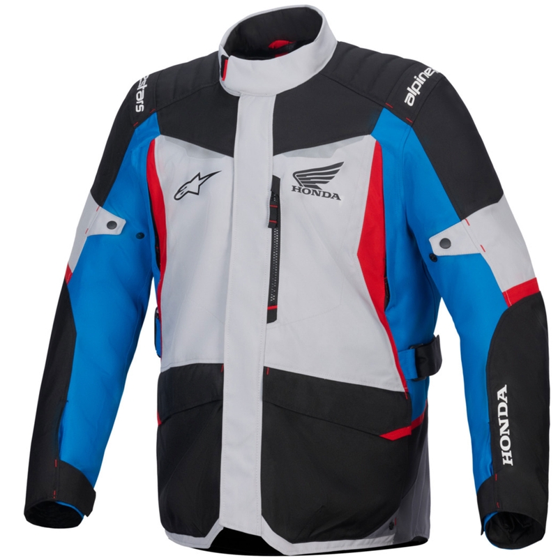 Alpinestars ST-1 Vedenpitävä moottoripyörätakki Honda harmaa-sininen-musta-punainen