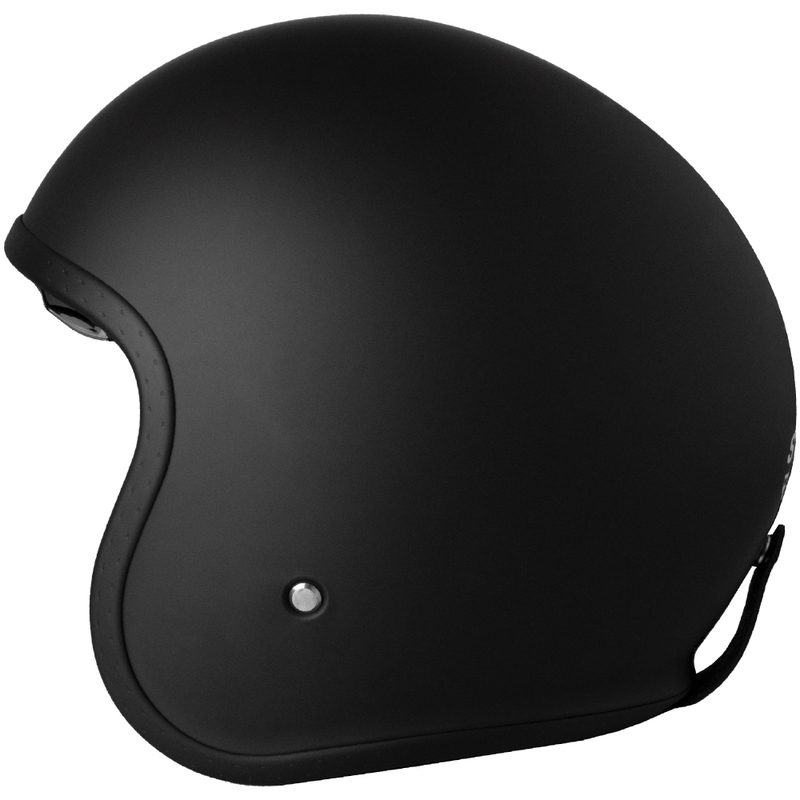 Avoin moottoripyöräilykypärä Street Racer Shadow II mattamusta - luokka II