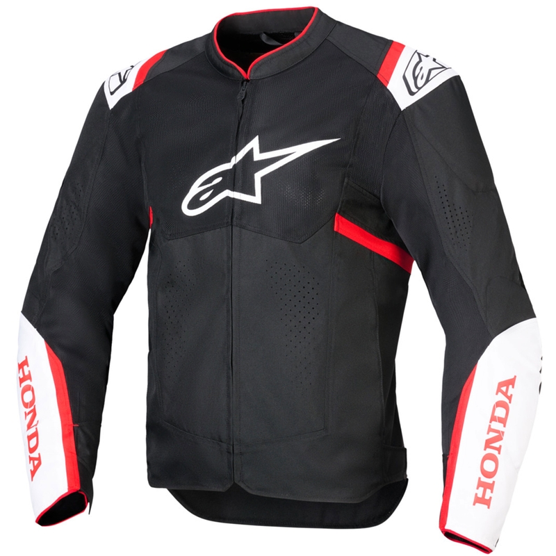 Alpinestars T-SPS Air V2 moottoripyörätakki Honda musta, valkoinen ja punainen