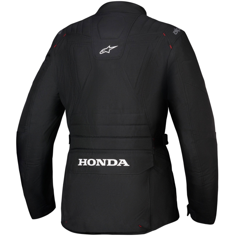 Naisten Alpinestars Stella ST-1 vedenpitävä moottoripyöräily takki Honda musta ja punainen