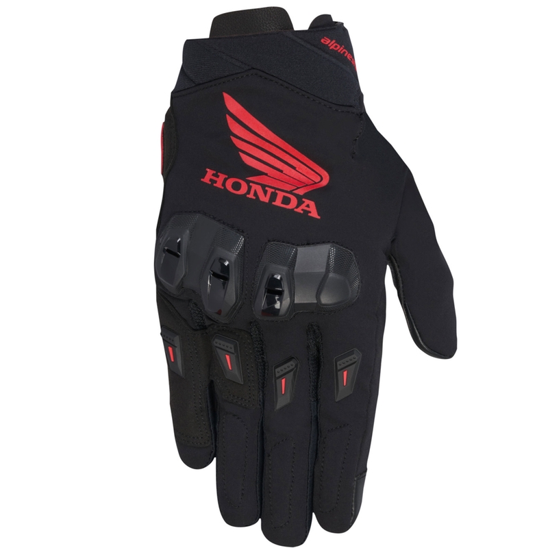 Alpinestars SP X 3 moottoripyöräilyhanskat Honda collection musta ja punainen