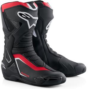 Alpinestars SMX-6 V3 moottoripyöräsaappaat Honda collection musta-punainen-valkoinen