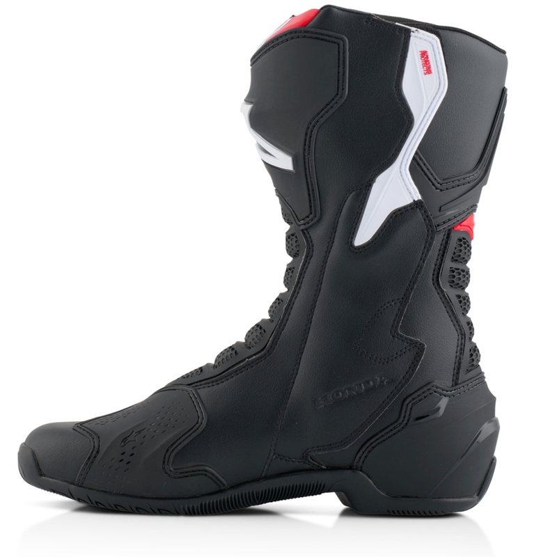 Alpinestars SMX-6 V3 moottoripyöräsaappaat Honda collection musta-punainen-valkoinen