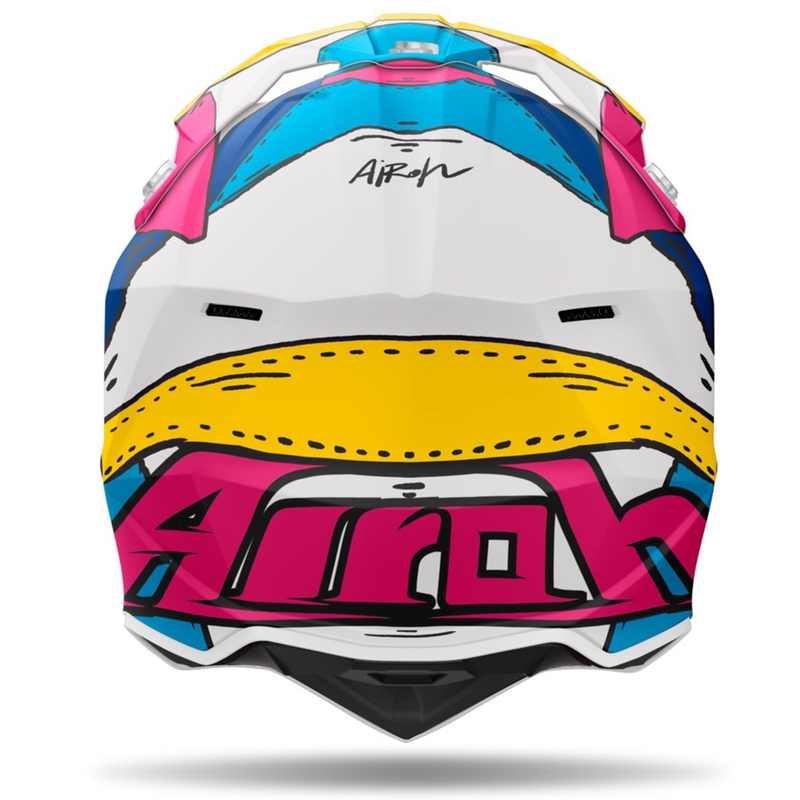 Motocross kypärä Airoh Wraaap Paint matta monivärinen