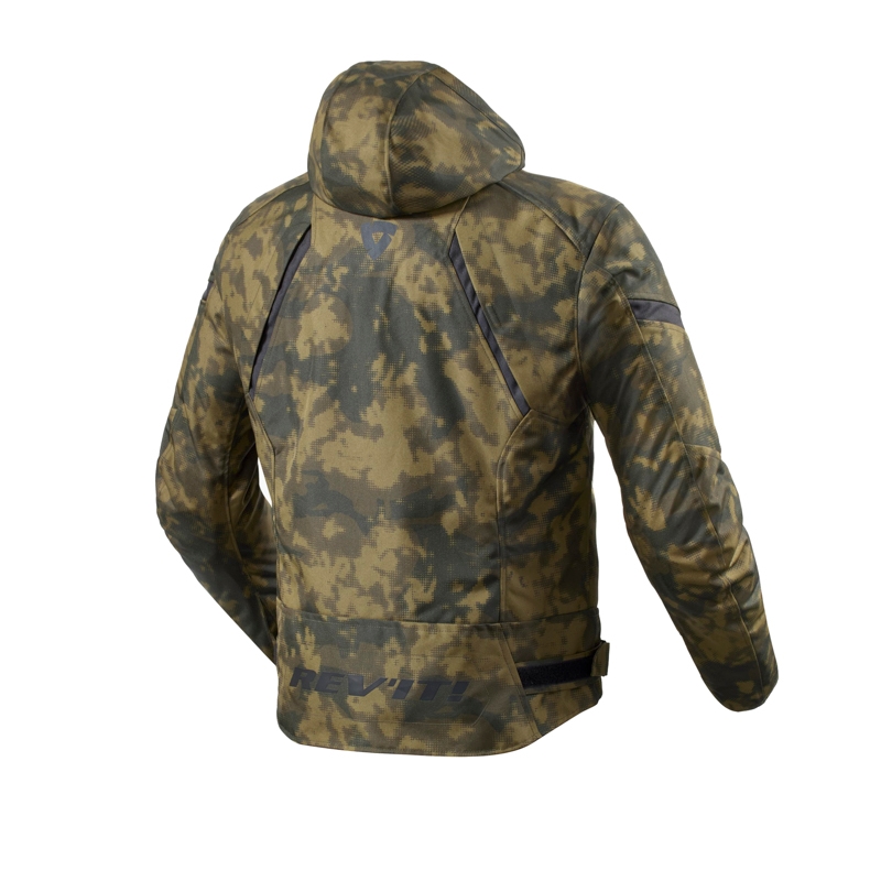 Revit Flare 3 H2O camo tummanvihreä moottoripyörätakki