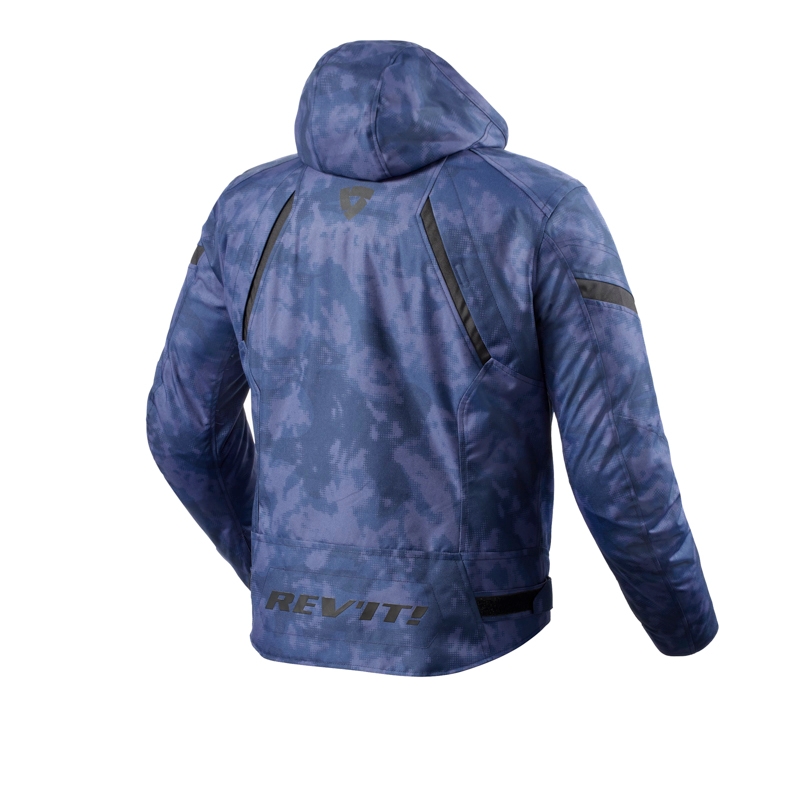 Revit Flare 3 H2O camo sininen moottoripyörätakki