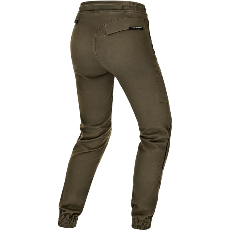 Naisten moottoripyörähousut Shima Joggsy khaki