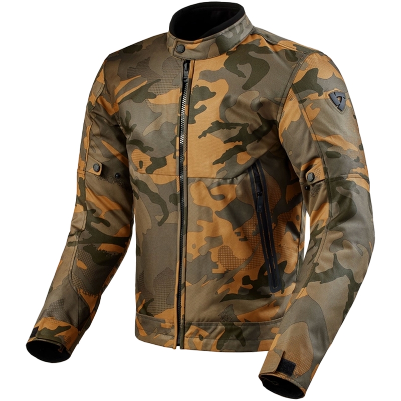 Revit Shade H2O camo-vihreä moottoripyörätakki
