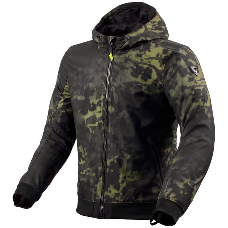 Softshell-takki Revit Saros WB musta-tummanvihreä