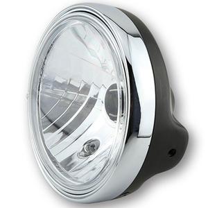 Päävalaisin Highsider Smart LTD 7 kirkkaalla lasilla musta