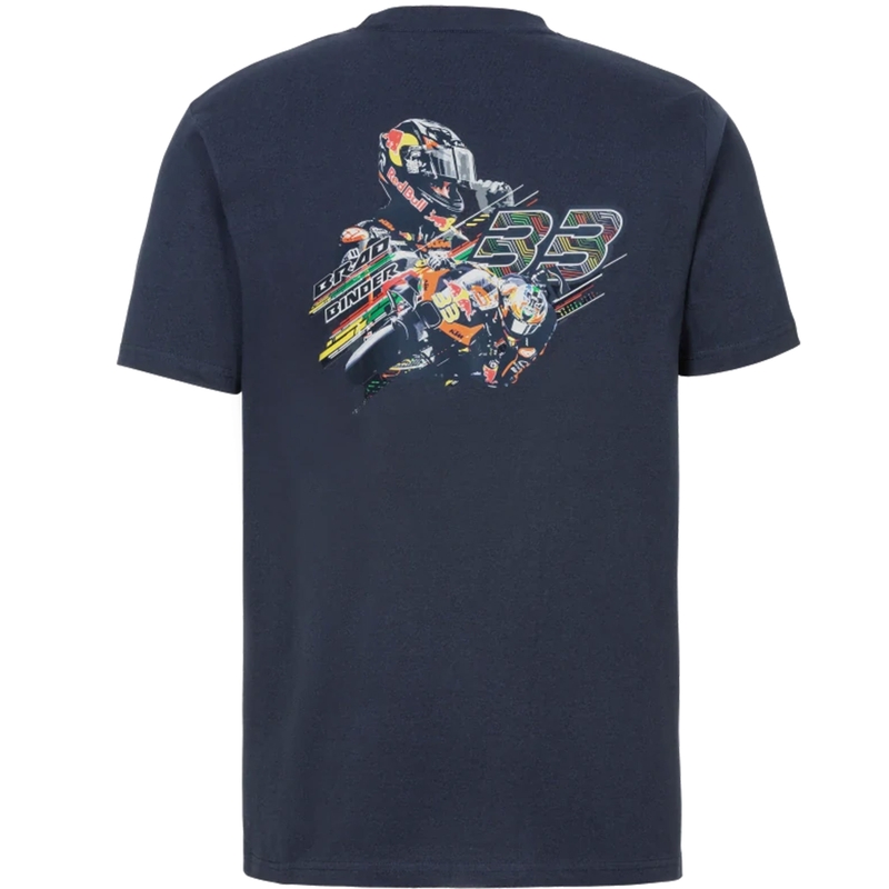 T-paita KTM Brad Binder tumman sininen