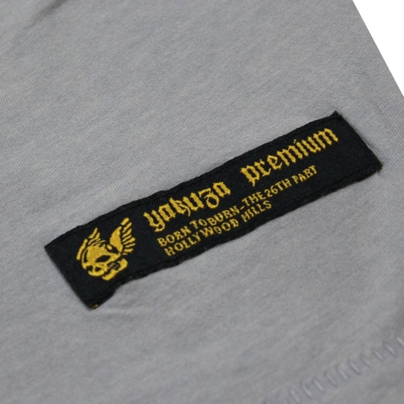 T-paita Yakuza Premium Rude and Rough - Los Angeles harmaa