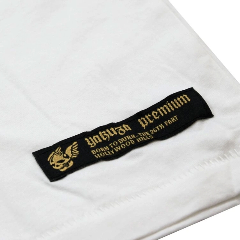 T-paita Yakuza Premium Odota mellakoita - Los Angeles valkoinen